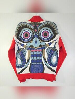 VINTAGE KANSAI INTERNATIONAL YAMAMOTO SNAP FRONT SWEATER JACKET.
